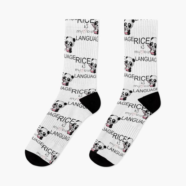 Item preview,  Rice Is My Love Language , funny panda eating rice designed and sold by LilaDiams.