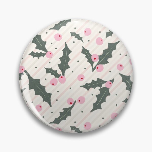Artikelvorschau,  Christmas holly pink and stripes entworfen und verkauft von hello-matze.