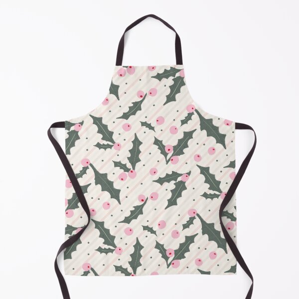 Item preview,  Christmas holly pink and stripes designed and sold by hello-matze.
