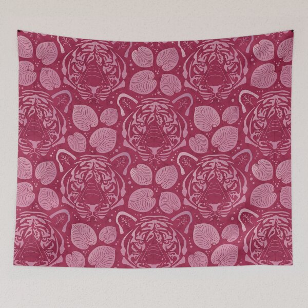 Item preview, Year of the Tiger // Raspberry designed and sold by The Wellington Boot.