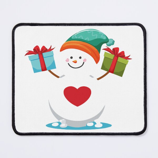 Item preview, Christmas snowman holding gifts designed and sold by Right-Fit27.