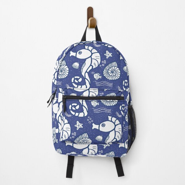 Item preview, Seahorse pattern under the sea designed and sold by rinmaandesign.