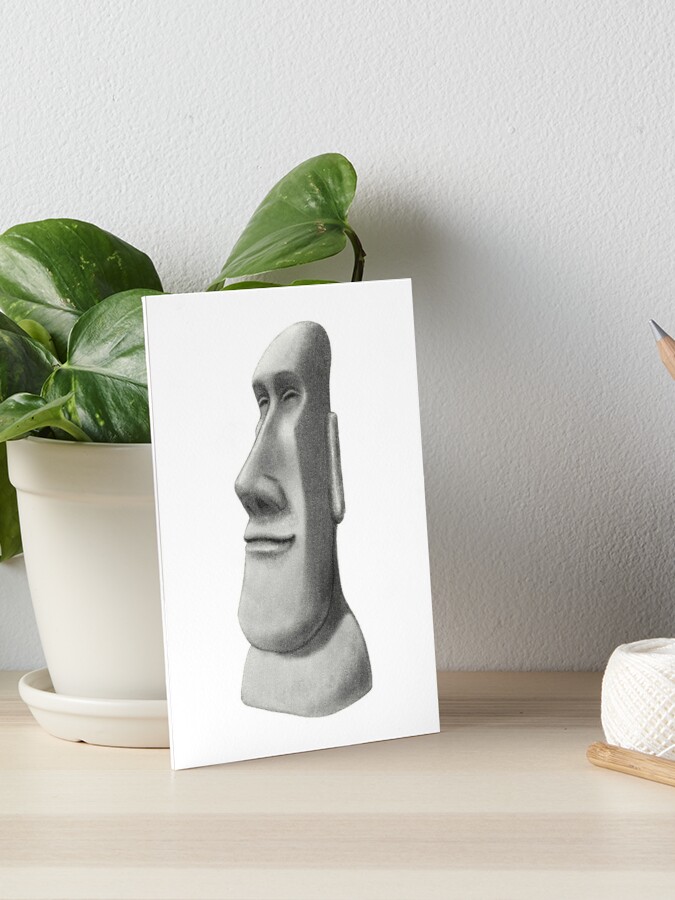 Moai Easter Island Sculpture Sticker for Sale by JoanTatley