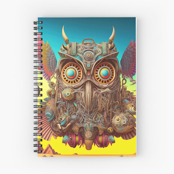 Item preview, psychedelic owl designed and sold by IA-Power.