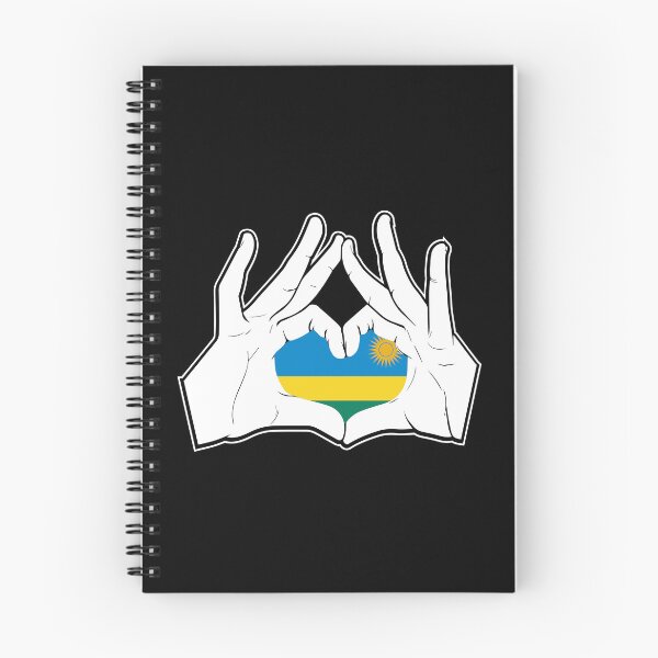 Item preview, Rwanda Hand Heart Flag designed and sold by 1681830934131.
