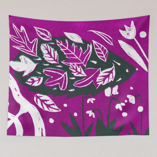 Item preview, Hedgehog - Bright Purple Palette  designed and sold by Niina  Niskanen.