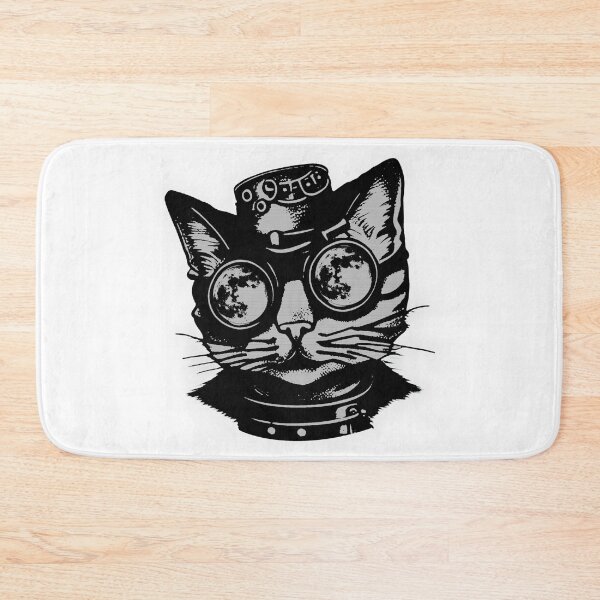 Item preview, Steampunk Cat Cartoon designed and sold by mrtraz.
