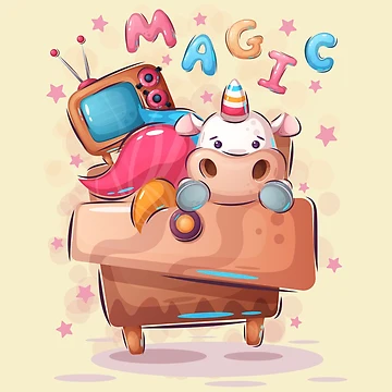 Artwork thumbnail, Magic Cow by SmartStyle