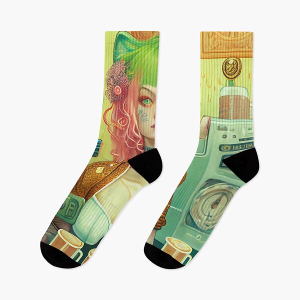 Item preview, Mujer gato sirviendo cafes designed and sold by IA-Power.