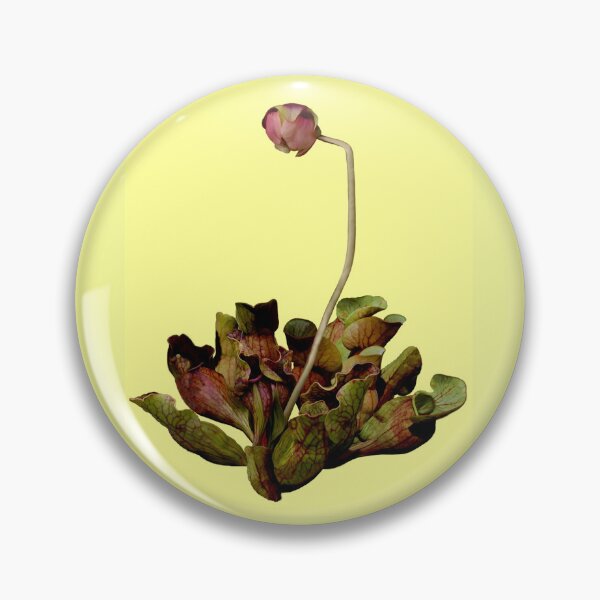 Item preview, Pitcher Plant Yellow Background. designed and sold by Anthony Seeker.