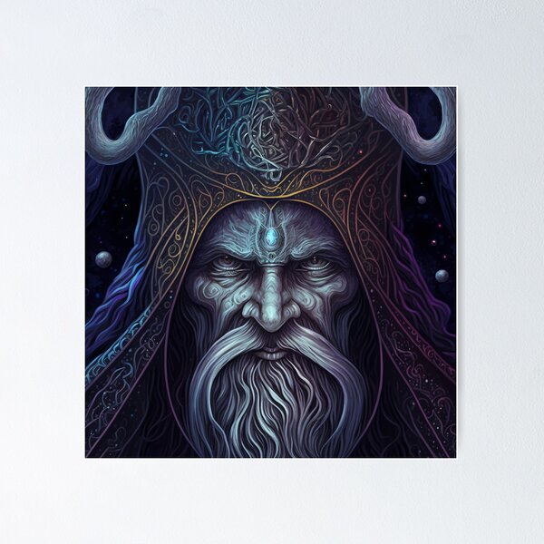 Item preview, Dark Fantasy Wizard Cover Version 2 designed and sold by PM-Artistic.