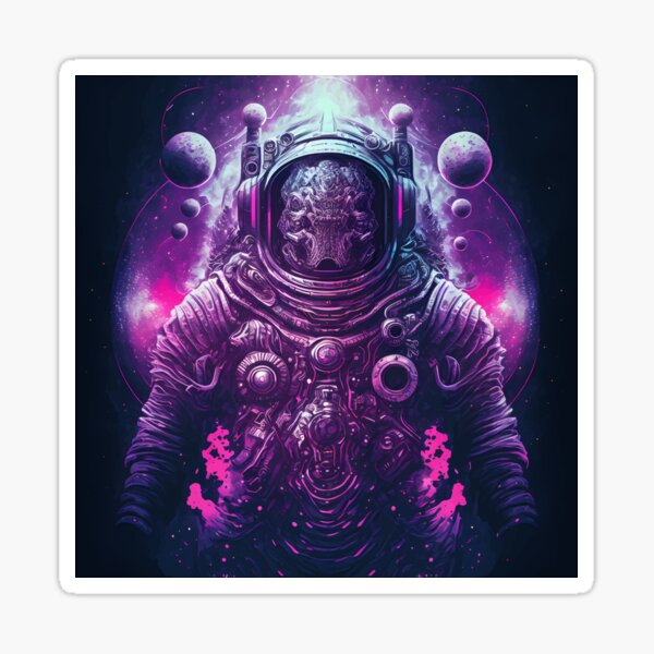 Artikel-Vorschau von Alien Astronaut Version 2, designt und verkauft von PM-Artistic.