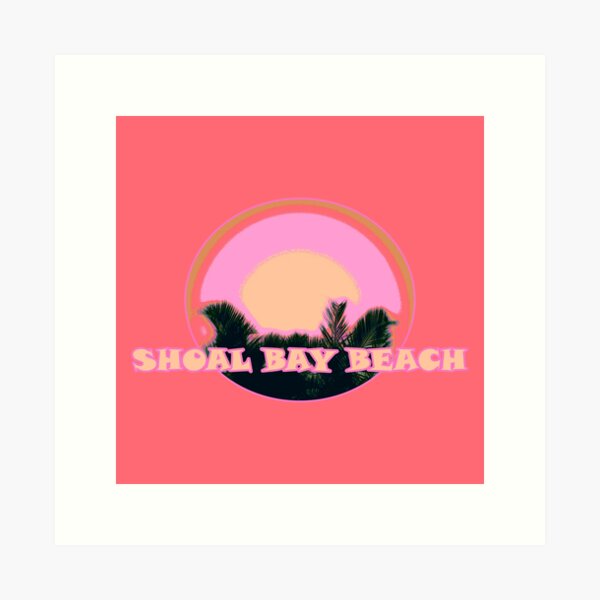 Artikel-Vorschau von Shoal Bay Beach Vacation Tourist Souvenir – Antigua – Karibik – Text niedrige Platzierung 3 von 6, designt und verkauft von Beachy.