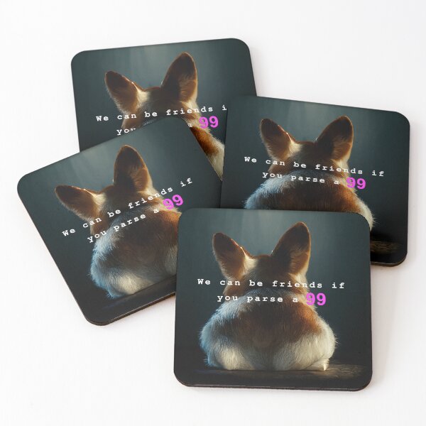 Item preview, Corgi Art with 99 WCL Parse Quote by Rude Kitten Designs designed and sold by rudekitten.
