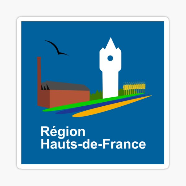 Vista previa del artículo con la obra «Región Hauts-de-France», diseñado y vendido por Sardinouch.