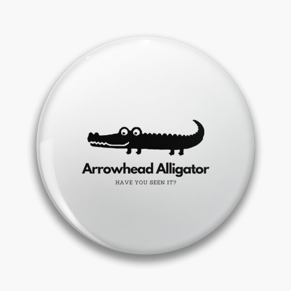 Artikelvorschau, Arrowhead Alligator Schwarzer Klassiker entworfen und verkauft von CharlesBambe0.