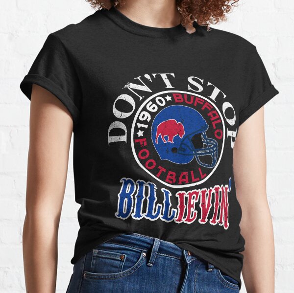 Vista previa del artículo con la obra «Billieve En Buffalo Divertido 1960 Buffalo Bills», diseñado y vendido por CoolOldStyled.