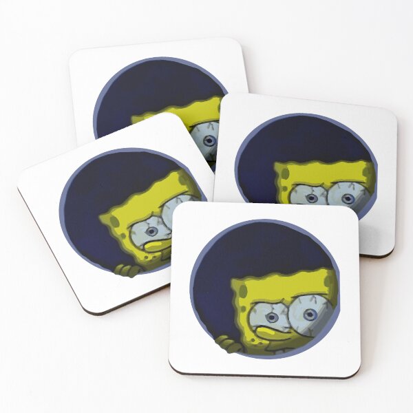 Item preview, Spongebob peeking out of window designed and sold by CoolOldStyled.