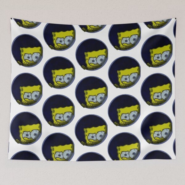 Item preview, Spongebob peeking out of window designed and sold by CoolOldStyled.