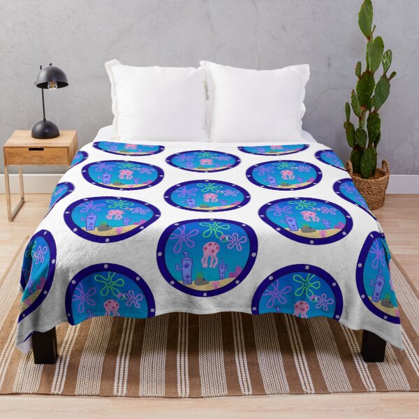 Vista previa del artículo con la obra «Ojo de buey de Bob Esponja», diseñado y vendido por CoolOldStyled.