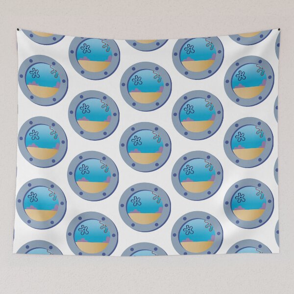 Item preview, spongebob window with landscape designed and sold by CoolOldStyled.