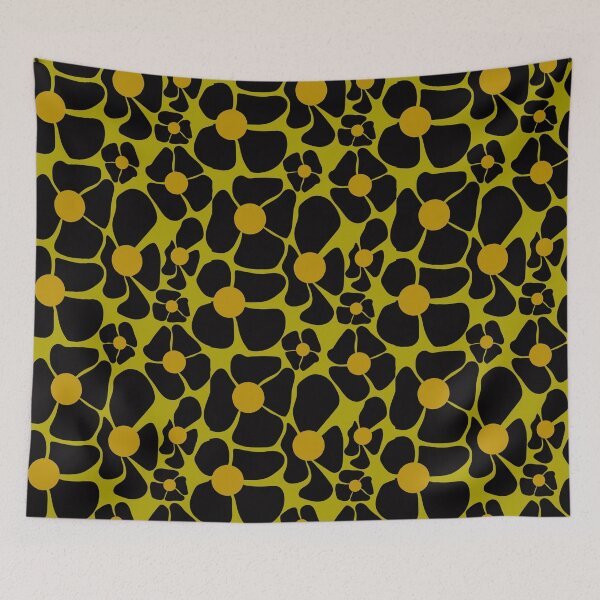 Item preview, Asymmetric flowers  designed and sold by Print-Designs.