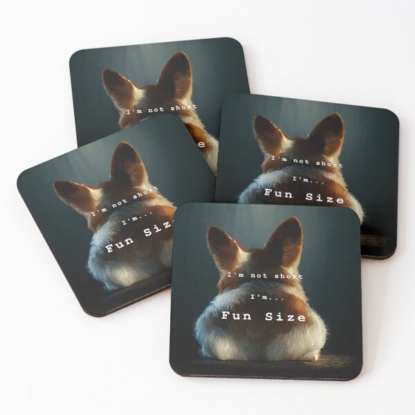 Item preview, Corgi Art with Toxic Short People Dog Quotes by Rude Kitten Designs designed and sold by rudekitten.