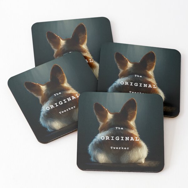 Item preview, Copy of Corgi Art with Twerking Corgi Dog Quotes by Rude Kitten Designs designed and sold by rudekitten.