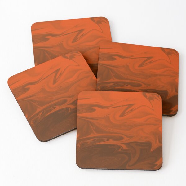Item preview, Burnt Orange Liquid Art. Liquid Marble. Abstract Design. designed and sold by Jason123za.