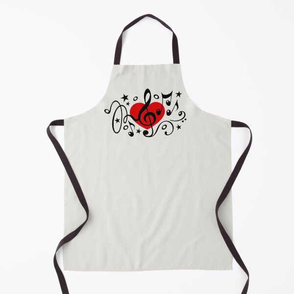 Item preview, MUSIC HEART, Music Notes, Treble Bass Clef, Choir, Festival designed and sold by boom-art.