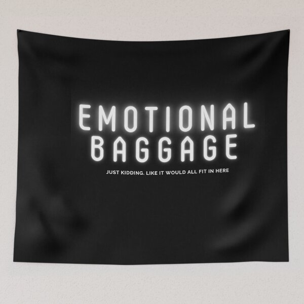 Item preview, Emotional baggage Tote Bag designed and sold by The Shark  Designer.