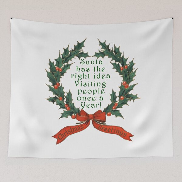 Item preview, Santa has the right idea designed and sold by LPDesignsUK.