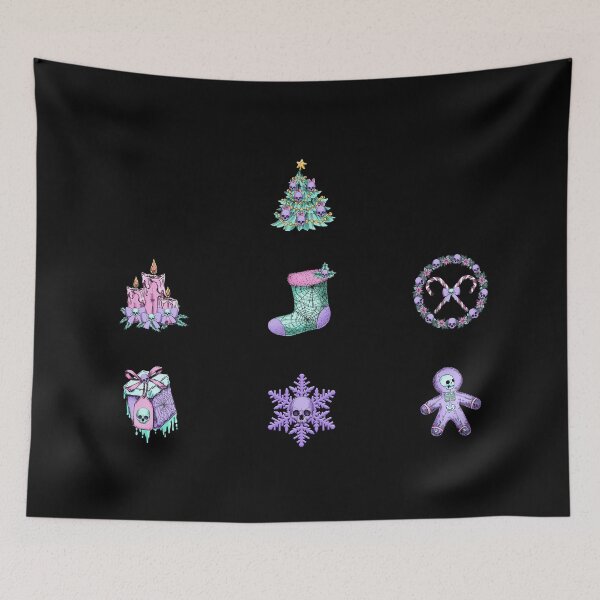 Item preview, pastel goth creepy christmas designed and sold by ProtonProject.