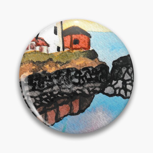Item preview, Watercolor Lighthouse Painting designed and sold by Niina  Niskanen.