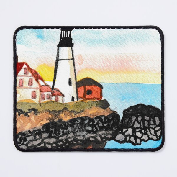 Item preview, Watercolor Lighthouse Painting designed and sold by Niina  Niskanen.