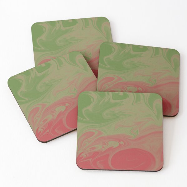 Item preview, Green & Pink Liquid Art. Liquid Marble. Abstract Design. designed and sold by Jason123za.