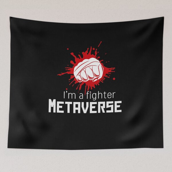 Item preview, I'm a Fighter Metaverse Reality Virtual VR  designed and sold by WaguinhoTex.