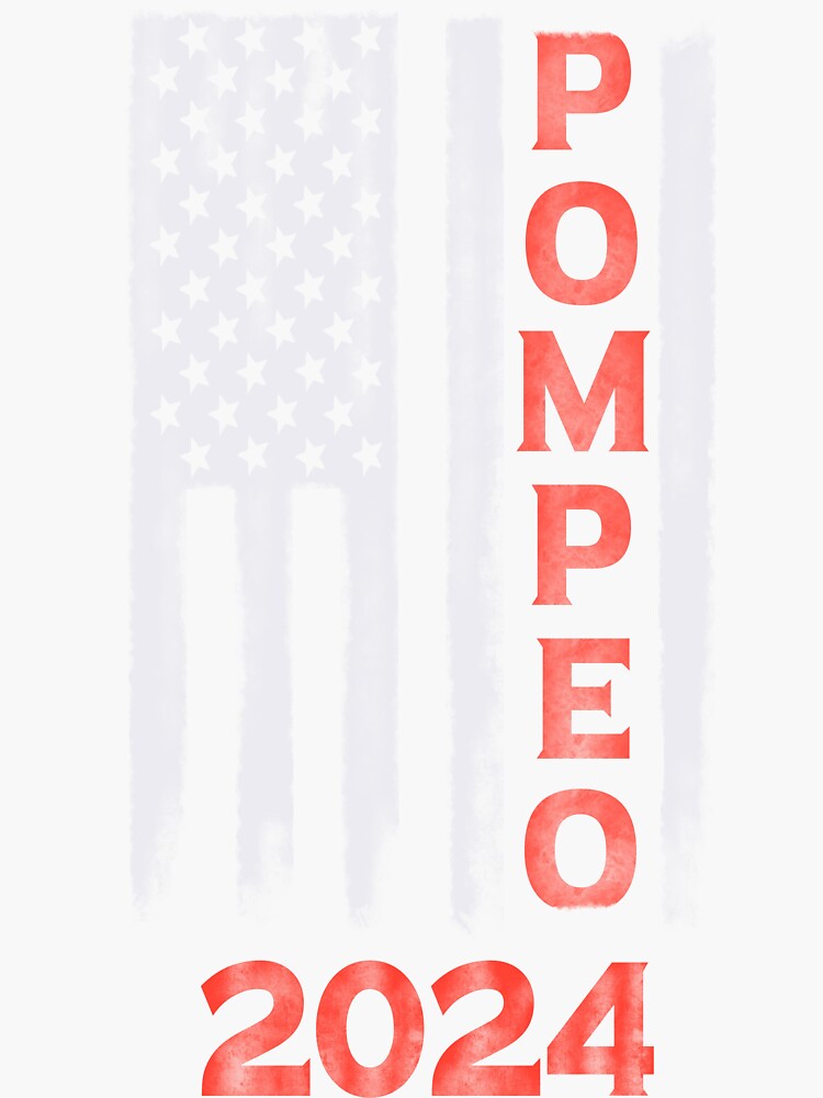 "Mike Pompeo 2024 For President Retro Vintage Distressed American USA