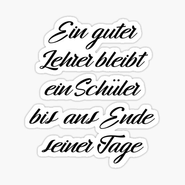 Tasse Avec Inscription En Allemand « Ein Guter Lehrer Ist Schwer Zu