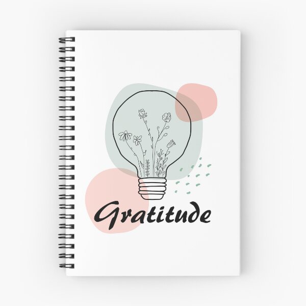 Item preview, Gratitude floral light bulb, inspirational meanings designed and sold by Targeted Inspire.
