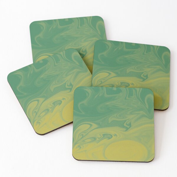 Item preview, Green & Yellow Liquid Art. Liquid Marble. Abstract Design. designed and sold by Jason123za.