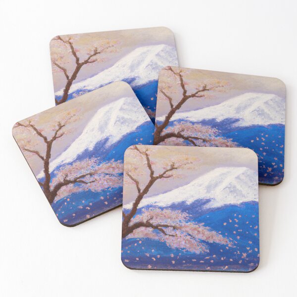 Item preview, Mount Fuji and sakura cherry blossoms designed and sold by dankbaer.