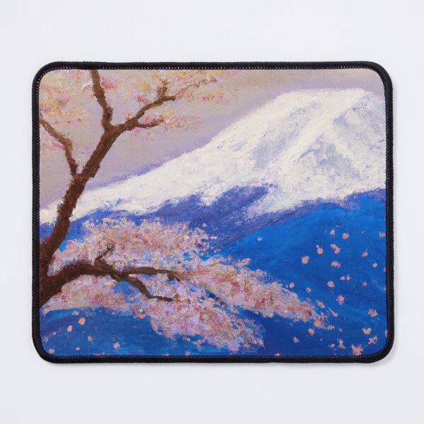 Item preview, Mount Fuji and sakura cherry blossoms designed and sold by dankbaer.