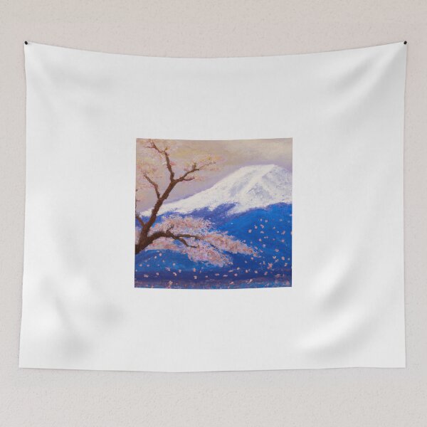 Item preview, Mount Fuji and sakura cherry blossoms designed and sold by dankbaer.