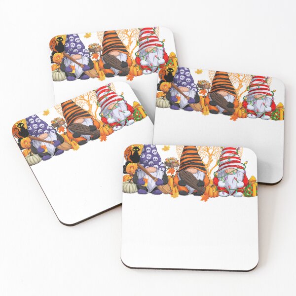 Item preview, Halloween Thanksgiving Christmas Gnomes Happy HalloThanksMas Gnomes designed and sold by DoreskyDavid.