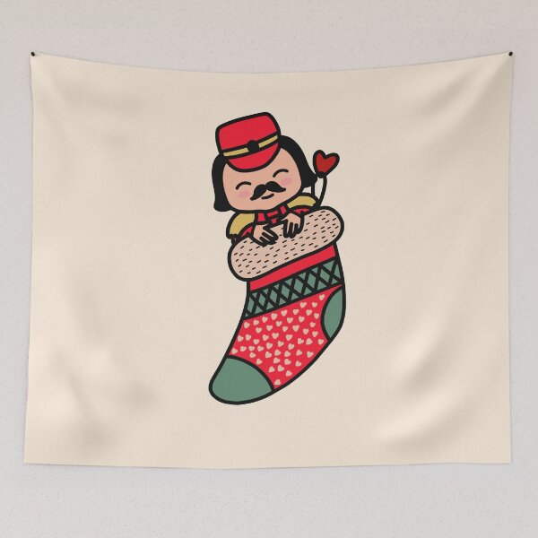 Item preview, Cute Kawaii Nutcracker In Christmas Sock Xmas Pajama designed and sold by JokeGysen.