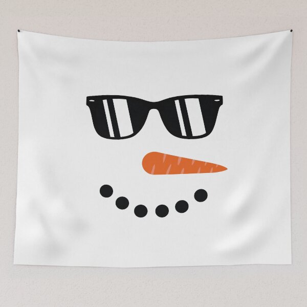 Item preview, Snowman Face Christmas Winter  designed and sold by mrxova.