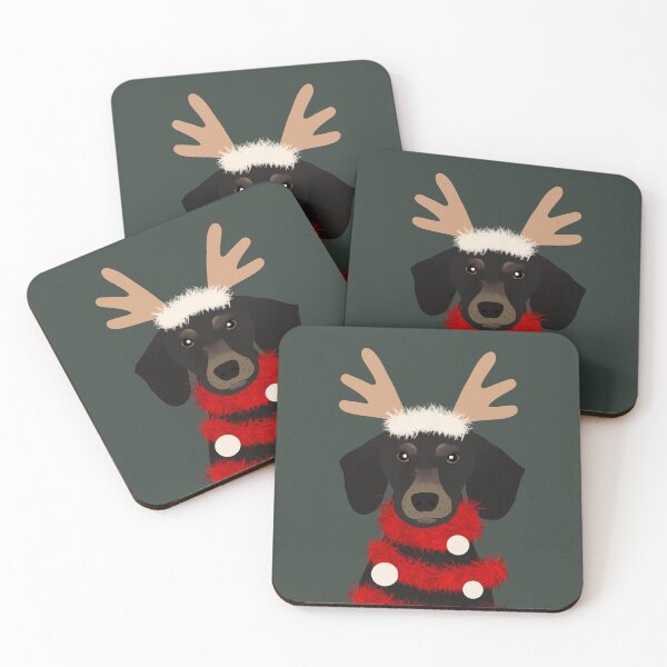 Item preview, Holiday Dachshound designed and sold by cafelab.
