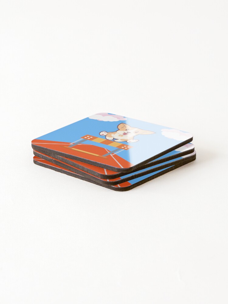 Thumbnail 4 of 5, Coasters (Set of 4), PUP RUN designed and sold by koreanbug.