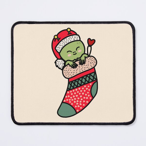 Artikelvorschau, Süße Kawaii Alien im Weihnachtssocken-Weihnachtspyjama entworfen und verkauft von JokeGysen.